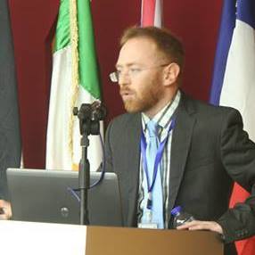 Brian at the academic conference: “Conflict Transformation and Peacebuilding in Palestine: Reality and Change” May 2015 at Arab American University–Jenin, Palestine